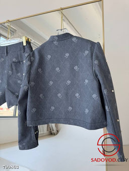 Женский костюм двойка с элементами ручной работы - Bruno фото 4