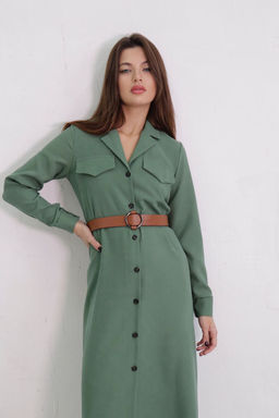 Платье-рубашка с английским воротником - Martichelli фото 237