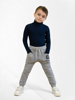 Детские джоггеры серые