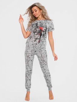 Костюм с брюками ВИКТОРИЯ (серый №3/1)