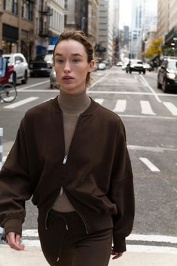 INTERLOCK BOMBER JACKET - Zara фото 9