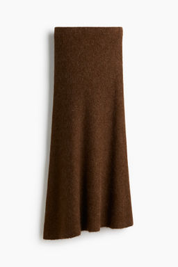 Falda en mezcla de alpaca