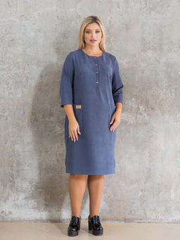 Платье 1373 джинсовый