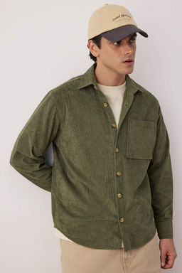 Haki Regular Erkek Gomlek TMNAW26GO00021