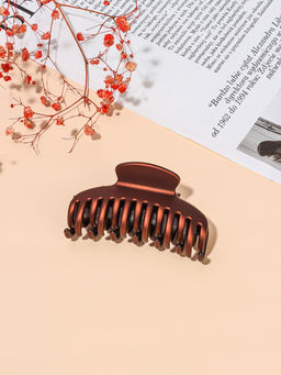 Цена за 12 шт. Крабик для волос «Двойной зубец», классика, 8 см, МИКС