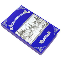 Набор столовых приборов из нержавеющей стали Посольский 18 предметов: ложка 20см - 6шт, вилка 20см - 6шт, ложка чайная 14,5см - 6шт, нитрид-титановое покрытие, подарочная упаковка (Россия) - Домашняя мода фото 3