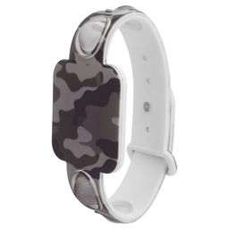 Часы наручные электронные Камуфляж, детские, ремешок pop-it, силикон, l-25.4 см