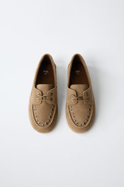 N?UTICO TACHAS PIEL / Beige - Zara фото 3