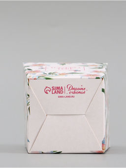 Цена за 5 шт. Бонбоньерка «Лилии», 7.5×8×7.5 см