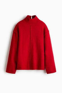 Jersey con cuello perkins y costuras decorativas - H&m фото 5
