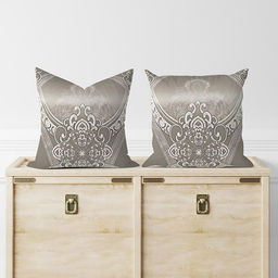 Комплект наволочек сатин Жаккард 70х70 (молния) 70х70