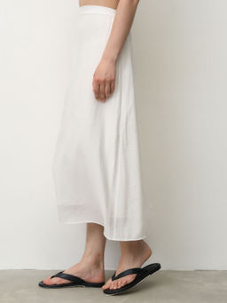 Юбка из вискозы 8011946 белая