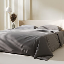 Постельное бельё LoveLife евро Gray mist 200х215 см, 225х240 см, 50х70 3 см-2 шт, микрофибра 85 гр