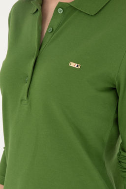 Женский зеленый базовый свитшот Неожиданная скидка в корзине - U.s. polo assn фото 14