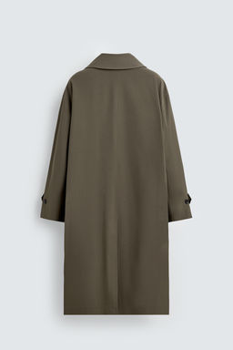 OVERSIZE FLOWING FIT TRENCH COAT - Zara фото 8