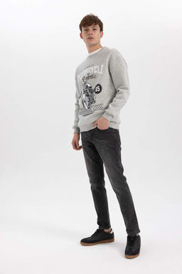 Pedro Slim Fit Джинсовые брюки узкого кроя с нормальной талией и узкими штанинами - Defacto фото 4