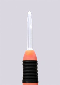 Для вязания Gamma CH-LD крючок с подсветкой пластик d 6.0 мм 15.6 см в картонной упаковке с европодвесом оранжевый