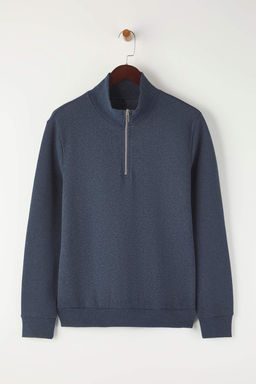 Siyah Regular/Normal Kesim Dik Yaka Kal?n Ici Polarl? Sweatshirt TMNAW26SW00021 - Trendyolmilla фото 12