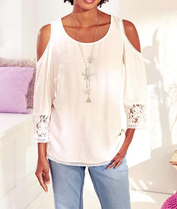 Блузка, экрю