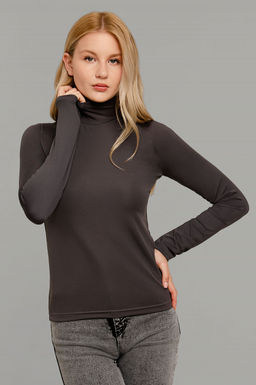 Арт.12803/6 Водолазка женская 42-50 (5 шт) Цвет:графит - Калинка фото 13