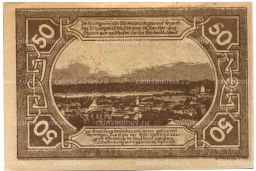 50 геллеров 1920 года Австрия Фёклабрукк(нотгельд)