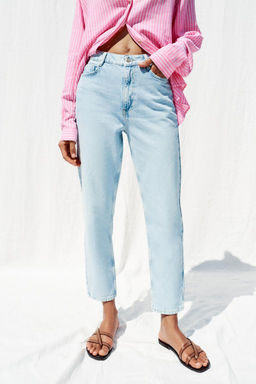 Z1975 HIGH-WAIST MOM FIT JEANS - Zara фото 2
