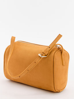 Женская сумка с ручкой MAISON DAVID MARY MINI Артикул 4489245, горчичный  фото 4