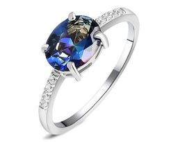 Кольцо, мистик кварц синий, Джульетта
