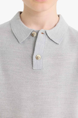 Okul Polo Yaka Kazak Erkek _ocuk - Defacto фото 5