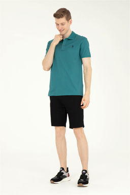 Мужская темно-зеленая футболка - U.s. polo assn фото 4