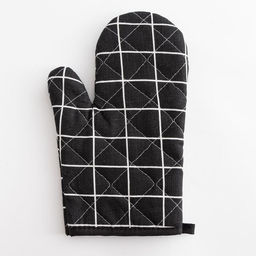 Варежка Доляна Клетка цв.черный 26*16 см, 100% п/э  фото 3