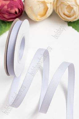 Лента репсовая 1 см*20 ярд "1 сорт" (SF-1346) светло-фиолетовый №199