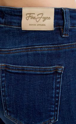 Джинсы F122-0126W d.blue - Fine joyce фото 6