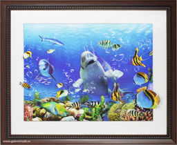 Картина 5D 40х50 848 Подводный мир /10092-2/