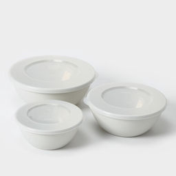 Набор мисок с крышкой HELSINKI, 3 шт.: 1 л, 2 л, 3 л, МИКС