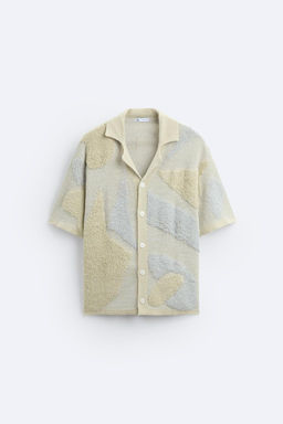 TERRY JACQUARD SHIRT - Zara фото 6