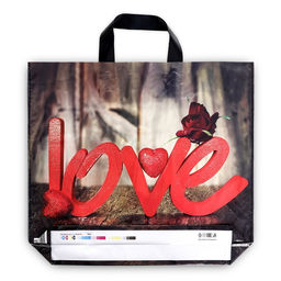 Цена за 50 шт. Пакет «О любви», полиэтиленовый с петлевой ручкой, 37×34 см, 70 мкм