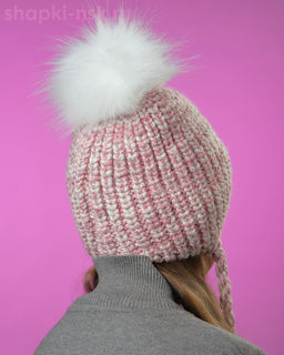 12617/2 MGU Ушанка для девочки флис (48-52)