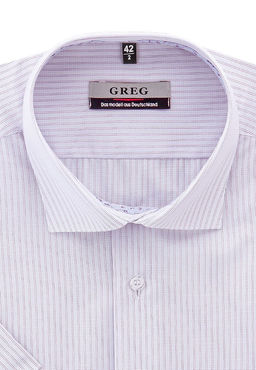Сорочка мужская короткий рукав GREG 714/109/732/Z/1