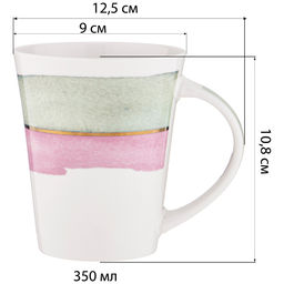 КРУЖКА LEFARD АКВАРЕЛЬ 350 МЛ