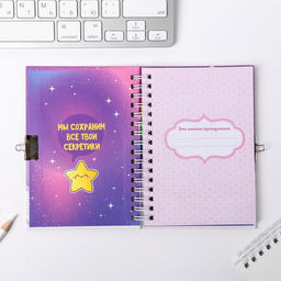 Анкета для девочек на замочке Замурчательная, А6 40 листов - Artfox фото 5