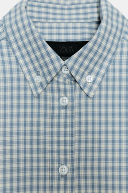 OVERSIZE STRIPED POPLIN SHIRT - Zara фото 24