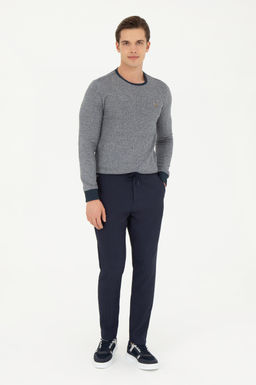 U. S. Polo Assn / Мужские темно-синие брюки из плотной ткани - U.s. polo assn фото 10