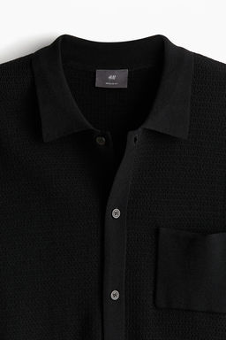 Camisa en punto texturizado Regular Fit - H&m фото 6