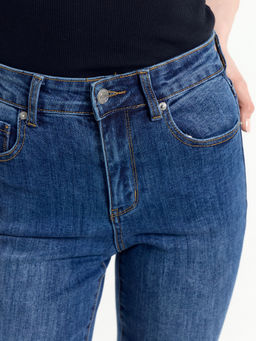 Брюки женские джинсовые FLARE FIT синие - Mark formelle фото 6