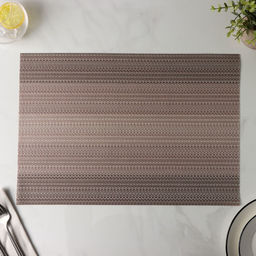 Цена за 9 шт. Салфетка сервировочная на стол «Вензеля», 45×30 см, бежевая