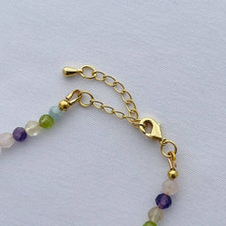 Браслет Самоцветы микс огранка 19 см +