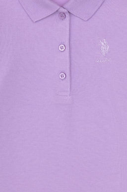 K_z _ocuk Lila Basic Sweatshirt Sepette S_rpriz _ndirim - U.s. polo assn фото 4