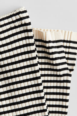 Pantalon acampanado en punto de canale - H&m фото 2