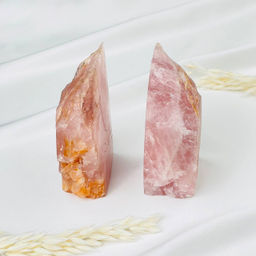 Держатель для книг из Розового кварца (Мадагаскар)